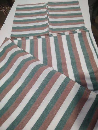 BEDSHEET STRIPE 90X108 2 PILLOW COVER